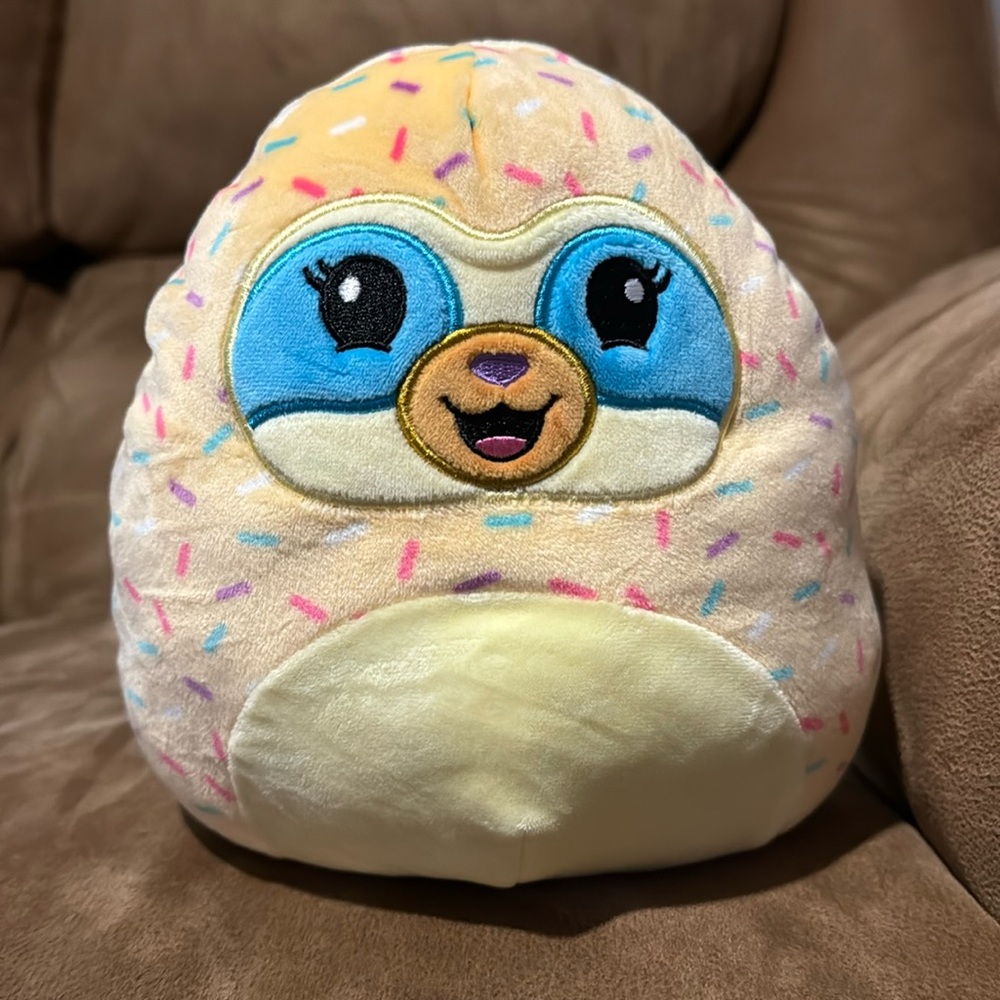 Squishmallow Confetti Sloth 8 inch NO TAG